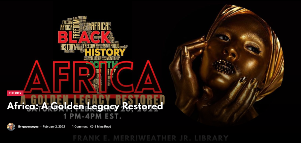 Africa: A Golden Legacy Restored